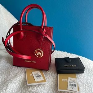 Michael Kors Mini Tote and Wallet Set